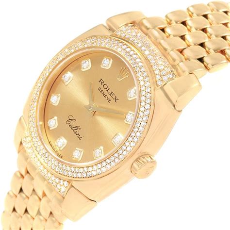 rolex cellini womens diamond watch|Rolex cellini time price.